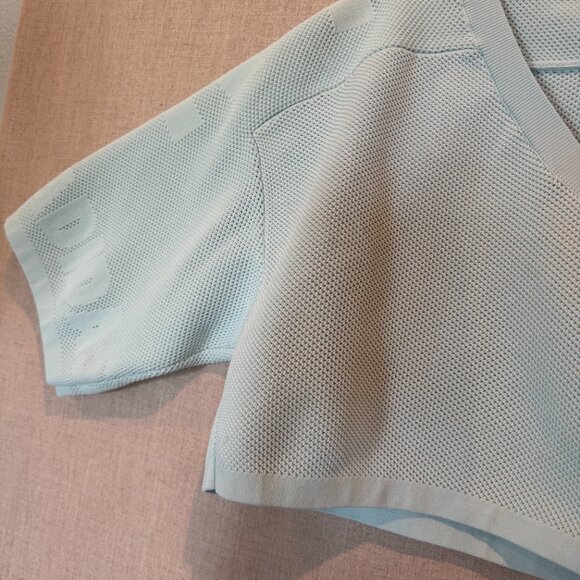 Adidas x Ivy Park Knit Jersey Crop Top Small - Green Tent Drip 2 Beyonce - Picture 7 of 14